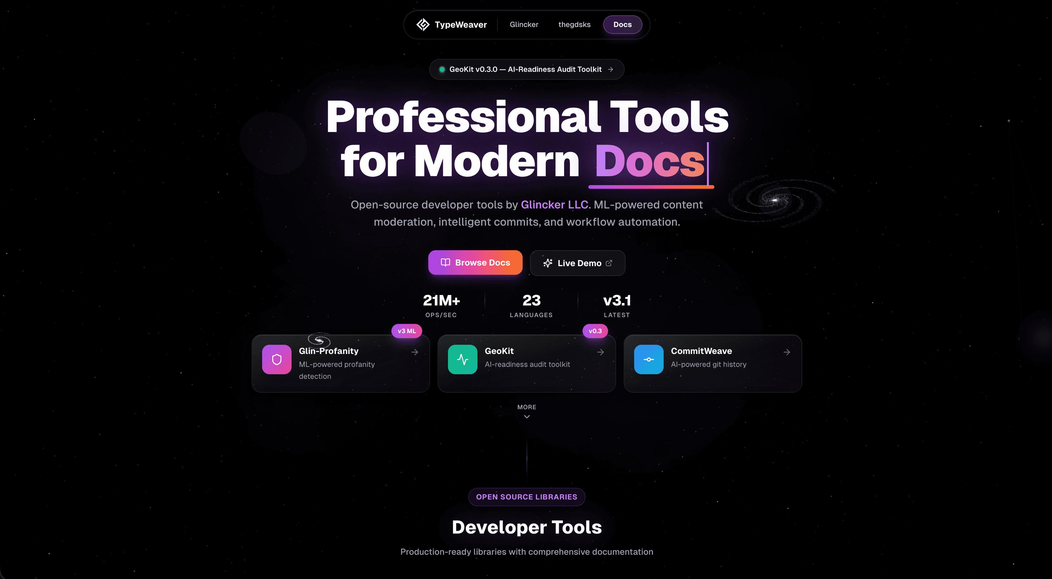 TypeWeaver screenshot